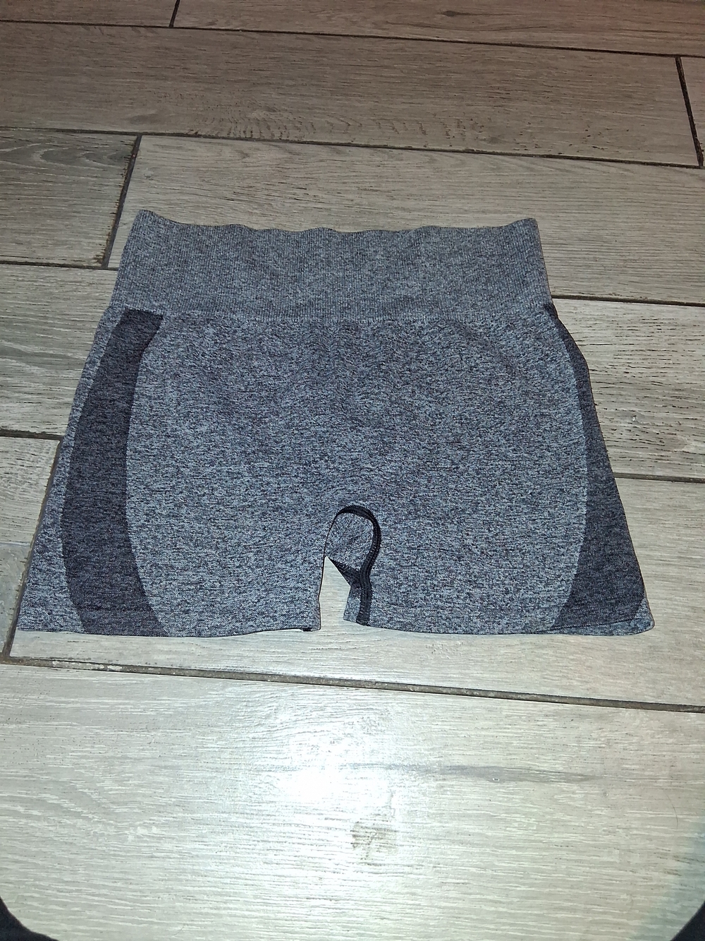 PINK Victoria's Secret Gray Seamless High-Rise Bike Shorts